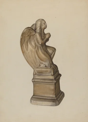 Figurine by Mina Lowry, index of american design, 1940