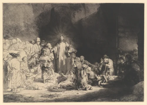 The Hundred Guilder Print by Rembrandt van Rijn, print, 1648
