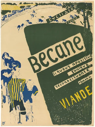 Bicycle by Edouard Jean Vuillard, print, 1889-1899