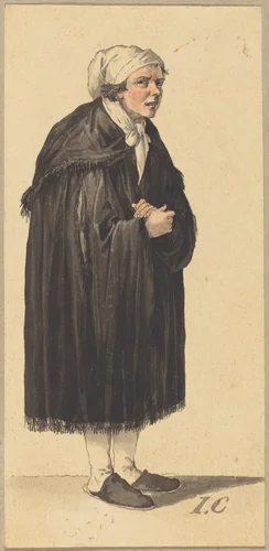 A London Character by Isaac Cruikshank, drawing, 1756-1811