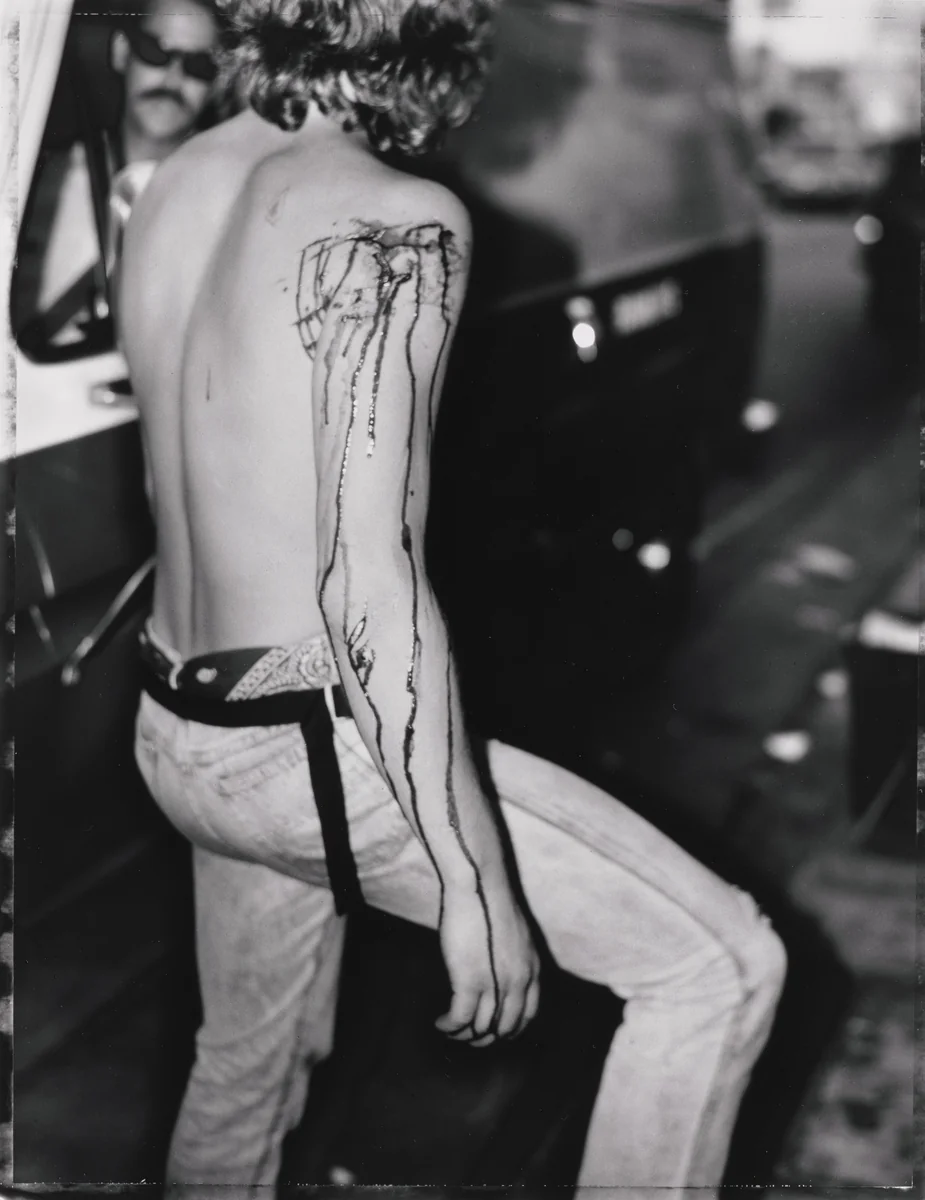 Tank by Jim Goldberg, photograph, 1989