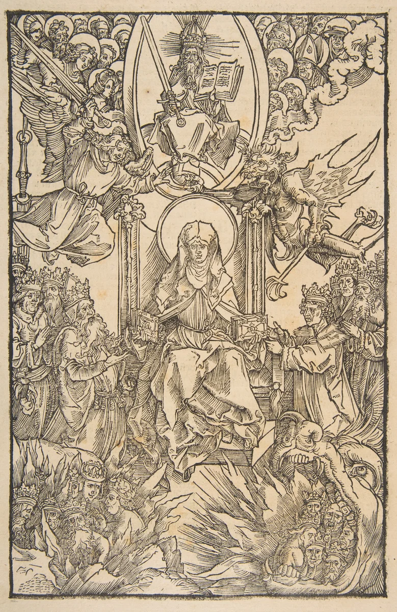 Illustration from "Revelations Sancte Birgitte" by Albrecht Dürer, print, 1500