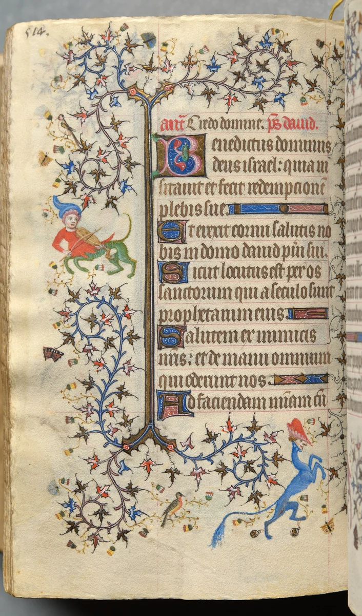 Hours of Charles the Noble, King of Navarre (1361-1425): fol. 251v, Text by Master of the Brussels Initials and Associates, book, 1400-1410