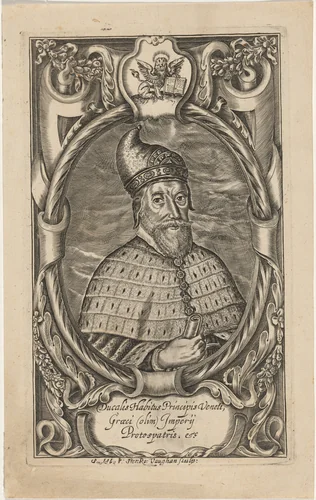 A Doge of Venice by Robert Vaughan, print, 1598-1682