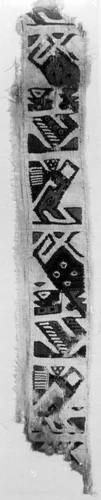 Fragment (Band) by Wari, textile, 800-1000