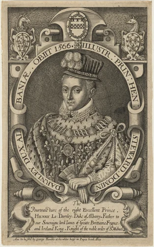 Henry Stuart, Lord Darnley by Renold Elstrack, print, 1571-1625
