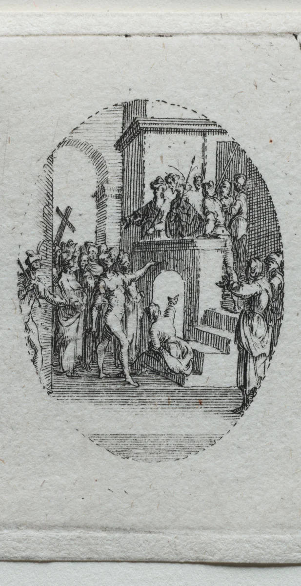The Mysteries of the Passion: Christ Presented to the People by Jacques Callot, print, 1631