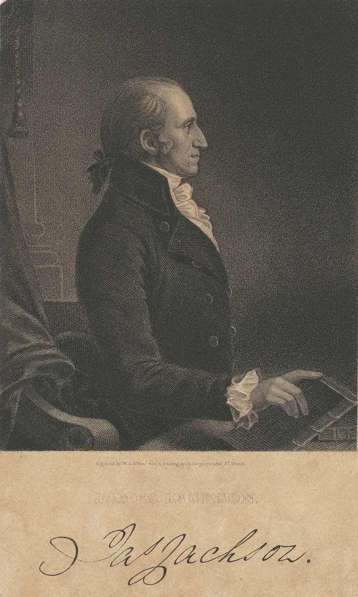 James Jackson by William A. Wilmer
James B. Longacre
Charles B. J. Févret de Saint-Mémin, print, 1800-1850