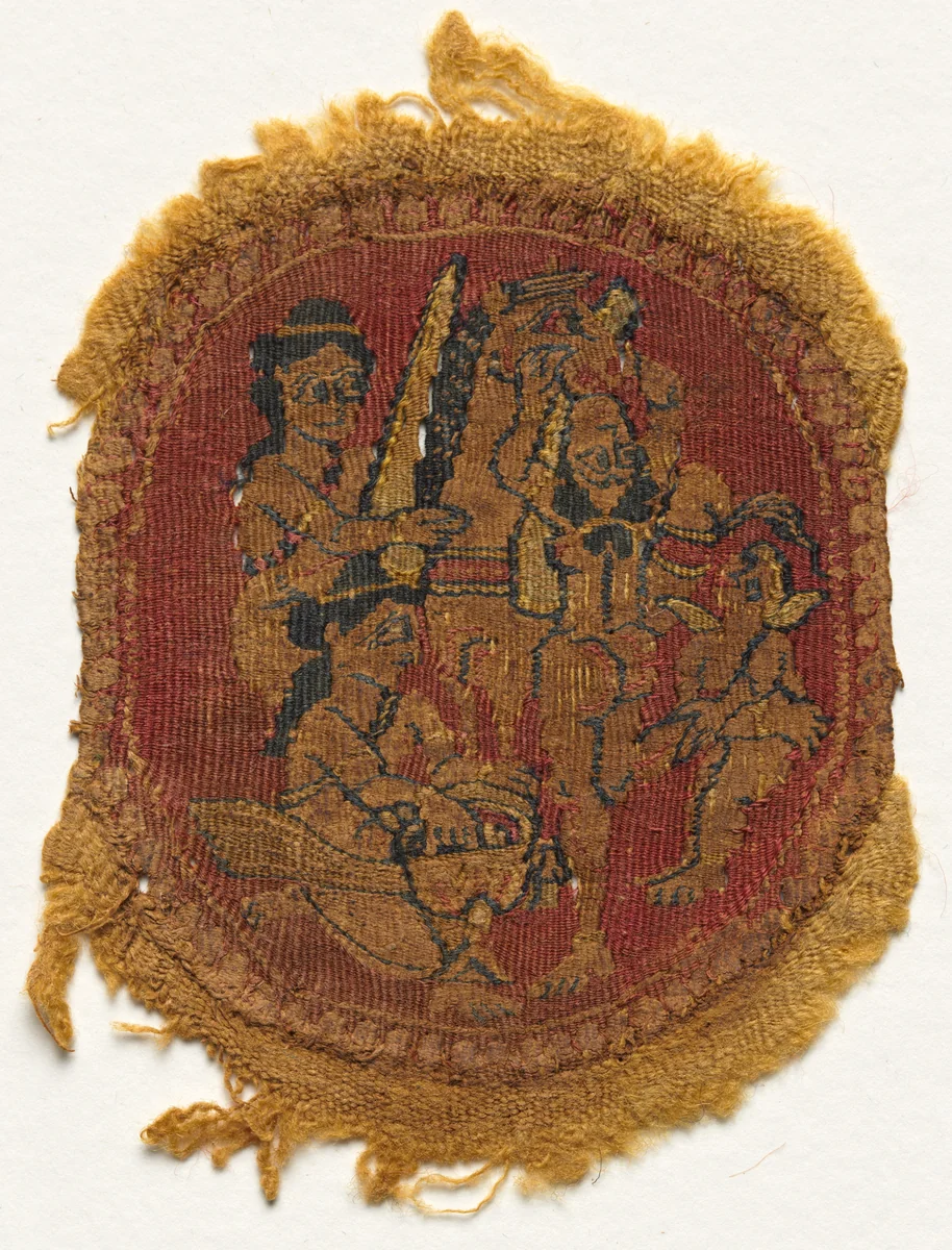 Five Round Segmenta by Unknown, textile, 650-750