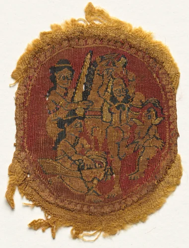 Five Round Segmenta by Unknown, textile, 650-750