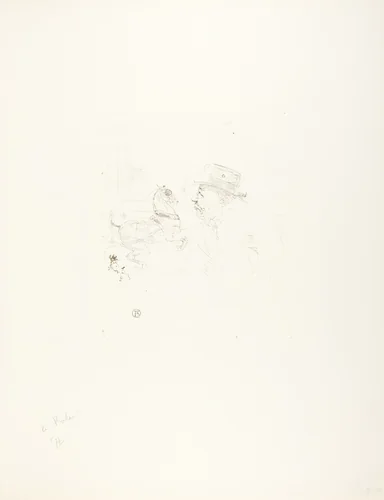 The Horse Fancier by Henri de Toulouse-Lautrec, print, 1898