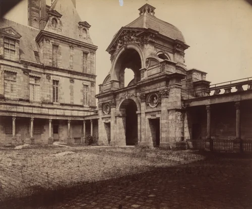 Fontainebleau (Château) by Eugène Atget, photograph, 1903