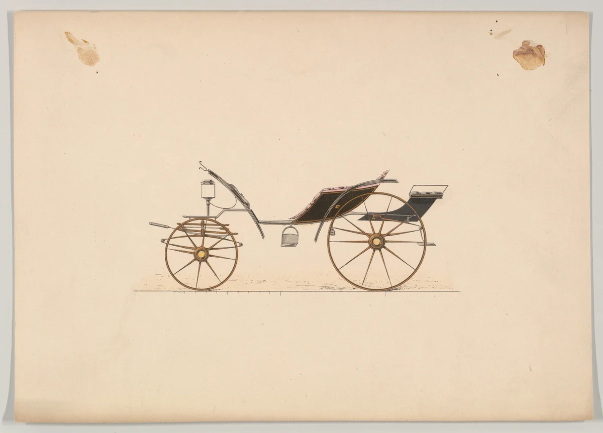 Phaeton (unnumbered) by Brewster & Co., print, 1865-1875
