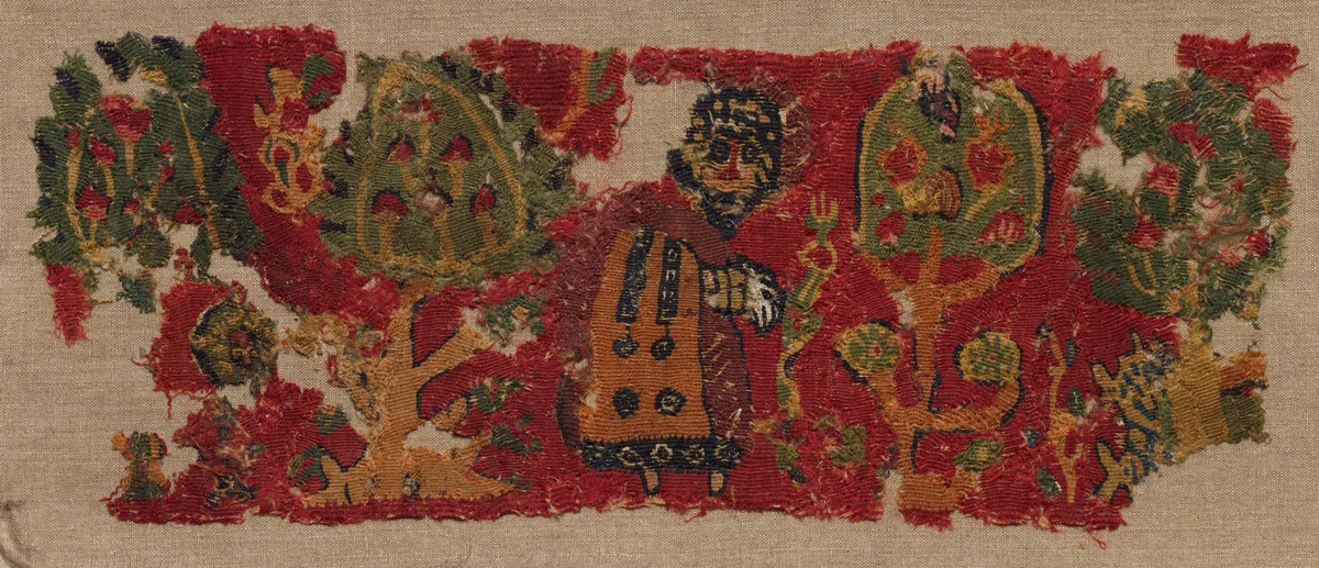 Fragment, Probably a Border from the Hem of a Tunic by Unknown, textile, 800-899