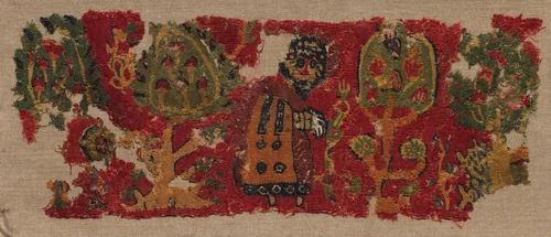 Fragment, Probably a Border from the Hem of a Tunic by Unknown, textile, 800-899