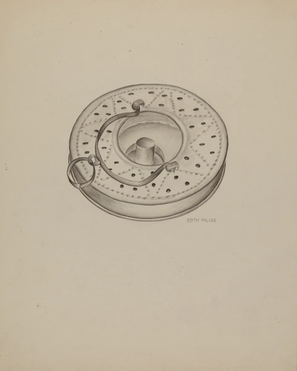 Lantern by Edith Miller, index of american design, 1935-1942