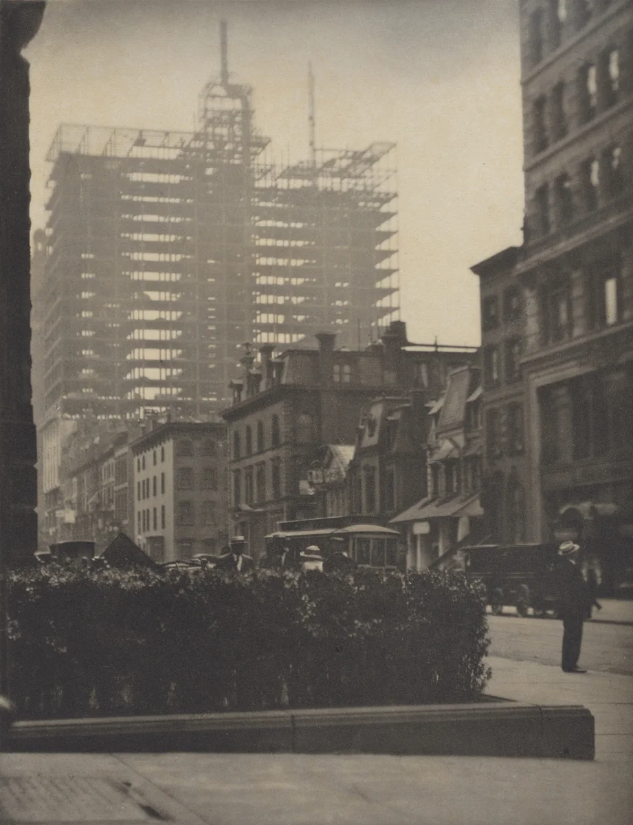 Old and New New York by Alfred Stieglitz, photograph, 1910