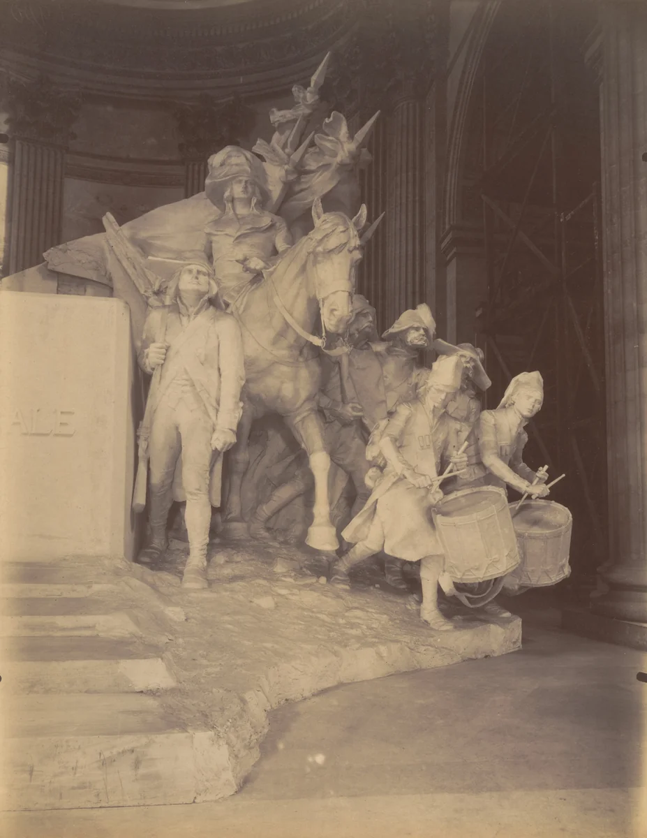 Convention nationale de François-Léon Sicard, Panthéon by Eugène Atget, photograph, 1912