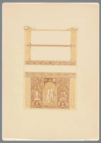 Gijsbrecht, Badeloch en kind by Antoon Derkinderen, print, 1894-1901