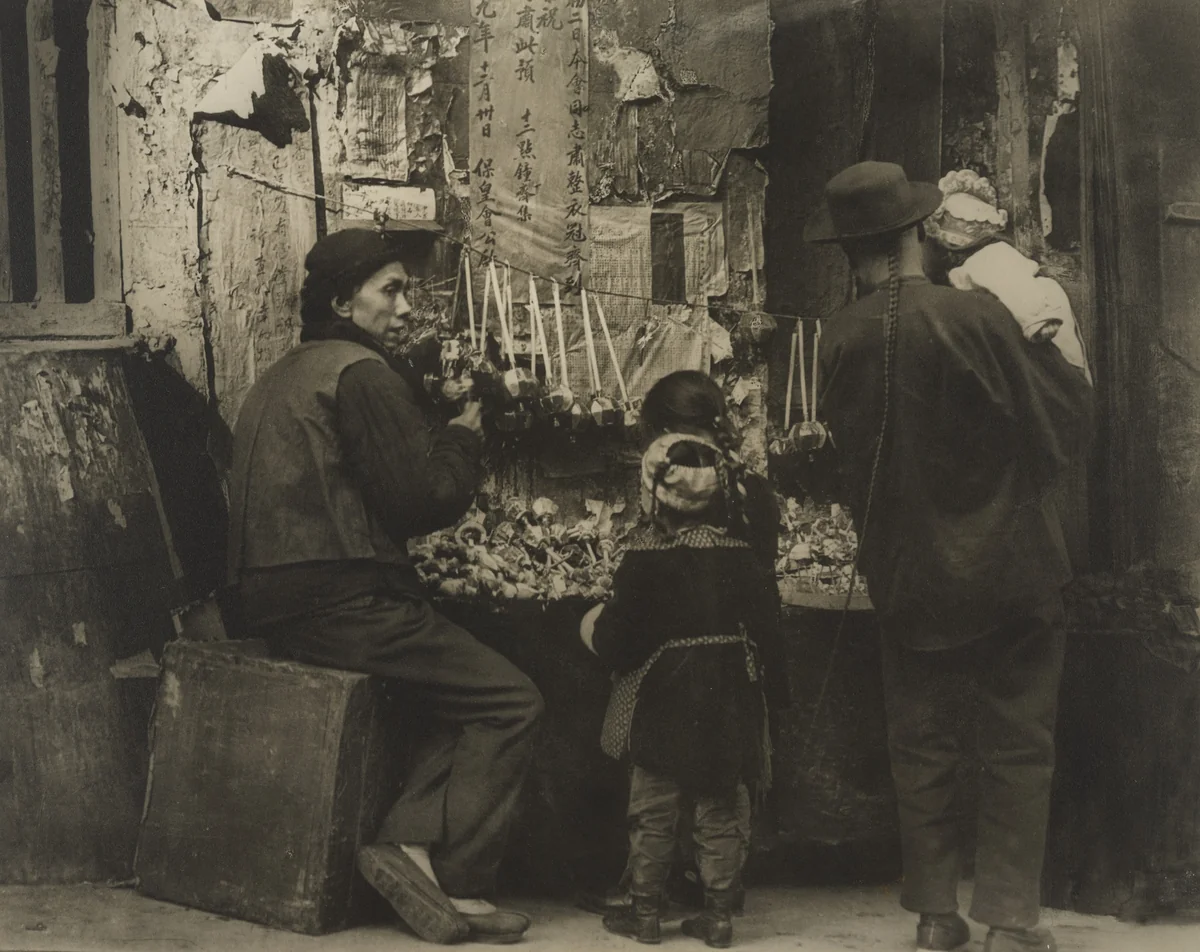 Shop in Chinatown by Arnold Genthe, photograph, 1896