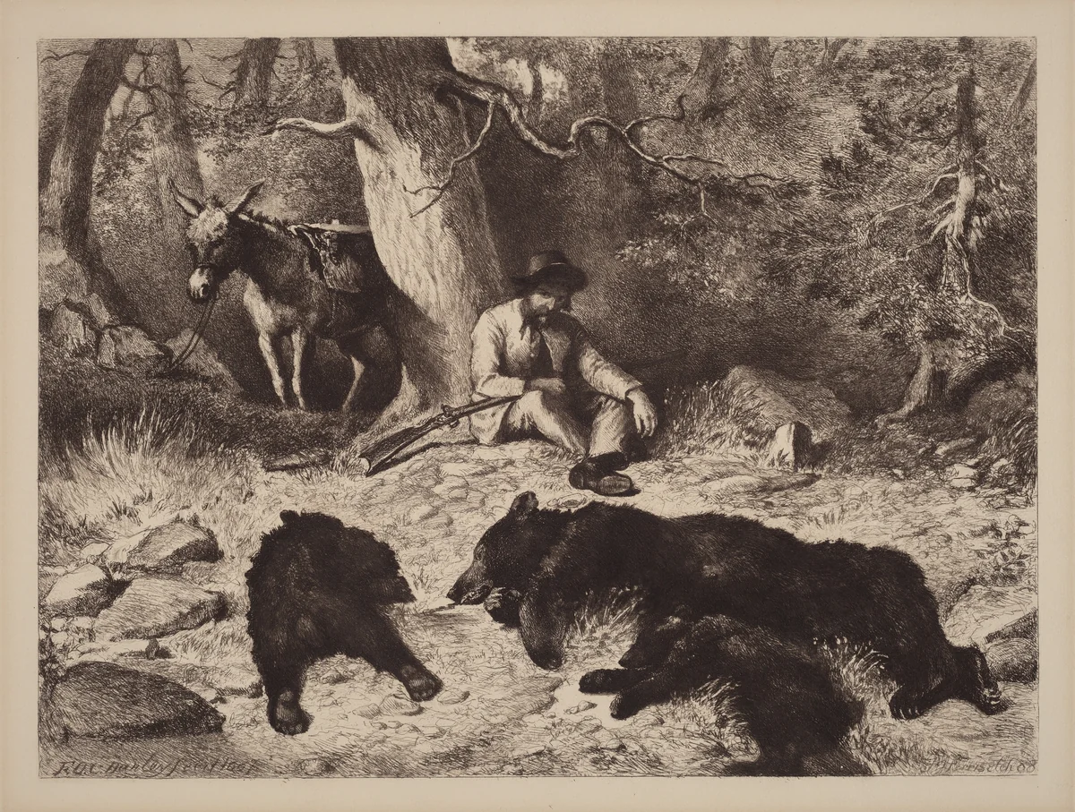 After a Good Day's Sport by Stephen James Ferris, print, 1888