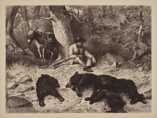 After a Good Day's Sport by Stephen James Ferris, print, 1888