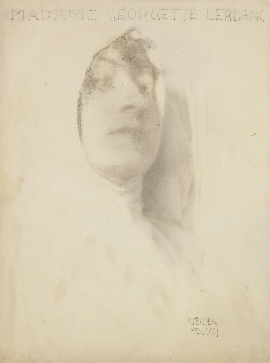 Madame Georgette Leblanc by Edward Steichen, photograph, 1901