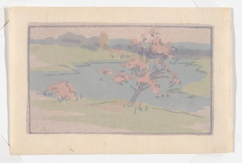 Nabby's Point by Arthur Wesley Dow, artwork, 1913