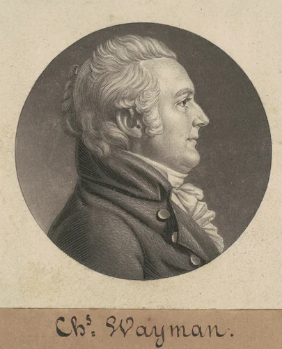 Charles Wayman by Charles B. J. Févret de Saint-Mémin, print, 1806
