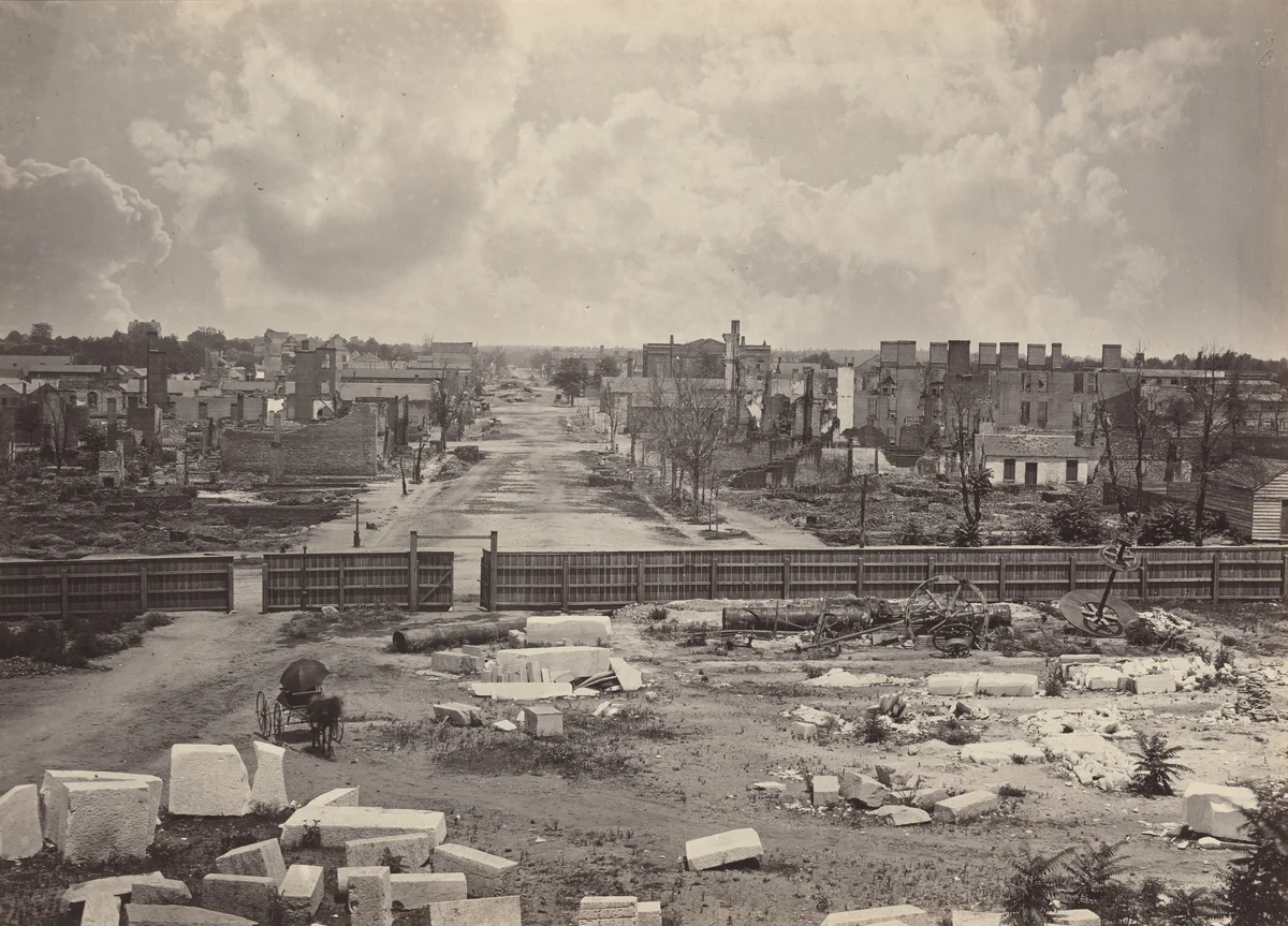 Columbia from the Capitol by George N. Barnard, photograph, 1865-1866