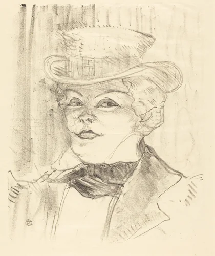 Mme. Réjane by Henri de Toulouse-Lautrec, print, 1898