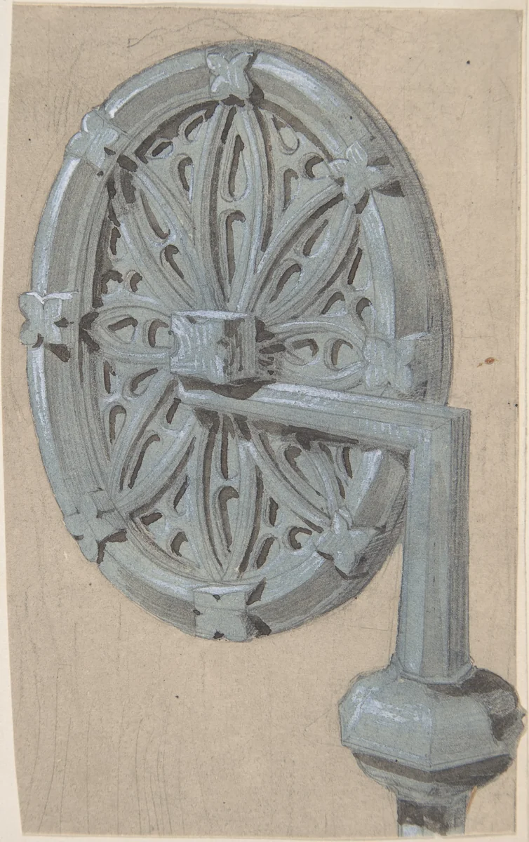 Metal Ecclesiastical Object by anonymous, drawing, 1850-1900