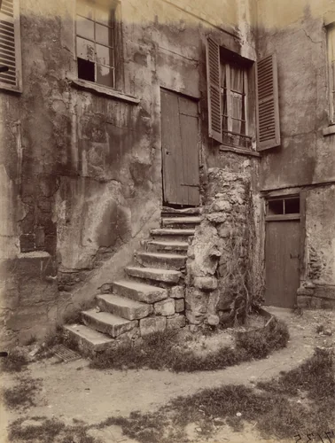Vanves -- Coin de ferme by Eugène Atget, photograph, 1925