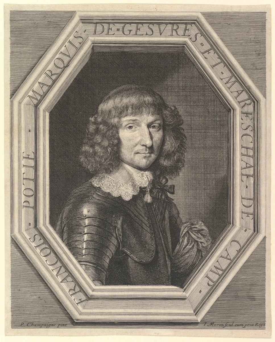 Potier de Gesvre by Jean Morin, print, 1605-1650