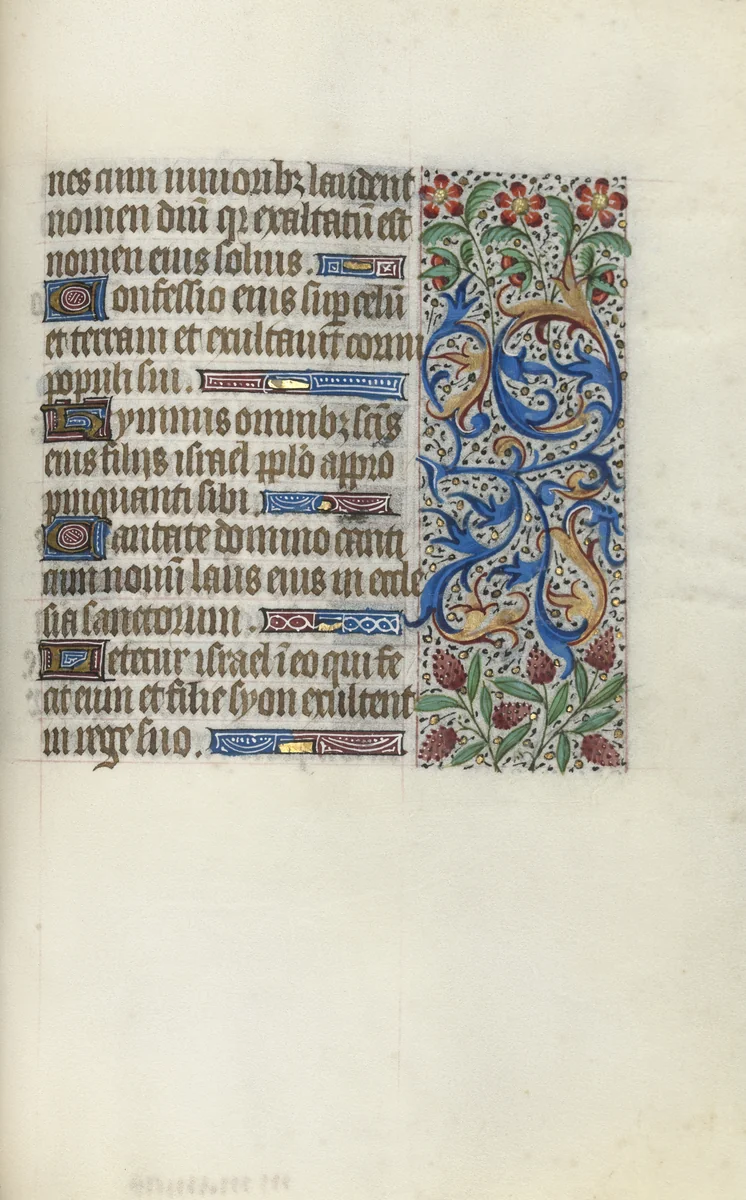 Book of Hours (Use of Rouen): fol. 142r by Master of the Geneva Latini, book, 1465-1475