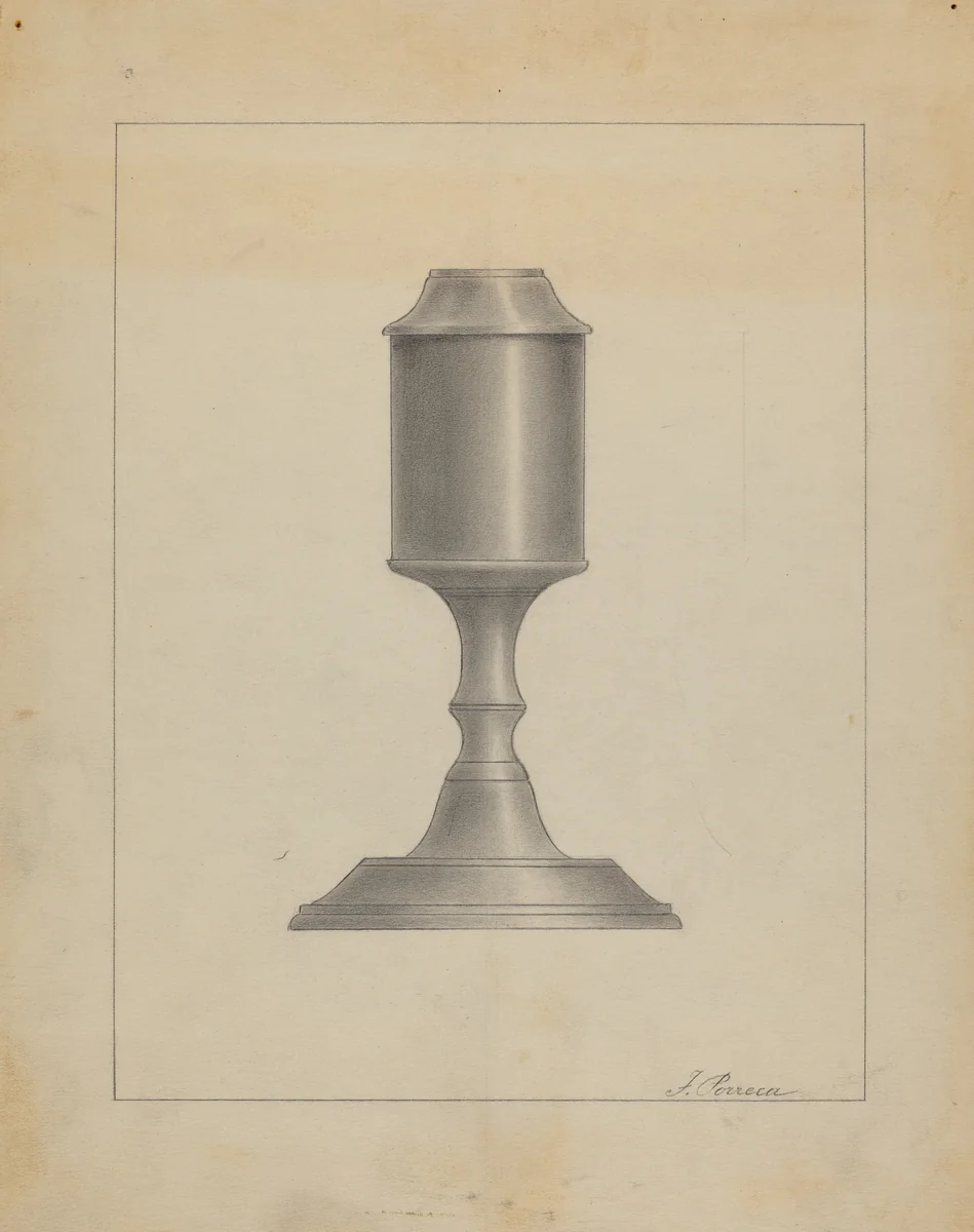 Lamp by Filippo Porreca, index of american design, 1939