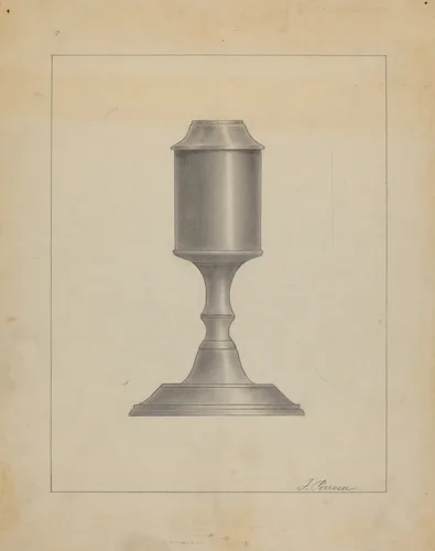Lamp by Filippo Porreca, index of american design, 1939