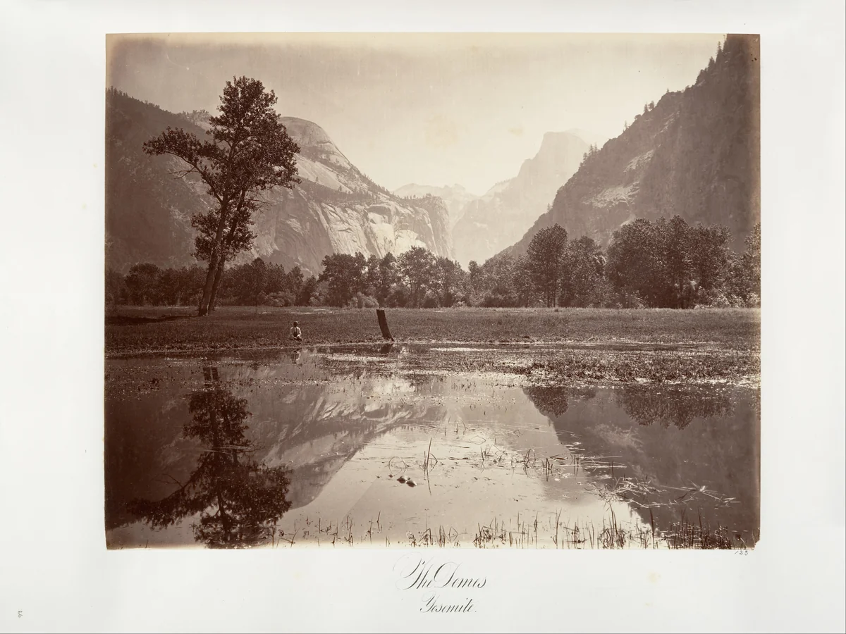The Domes, Yosemite by Carleton E. Watkins, photograph, 1870-1874