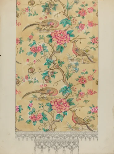 Curtain Drapery by Henry Meyers, index of american design, 1936