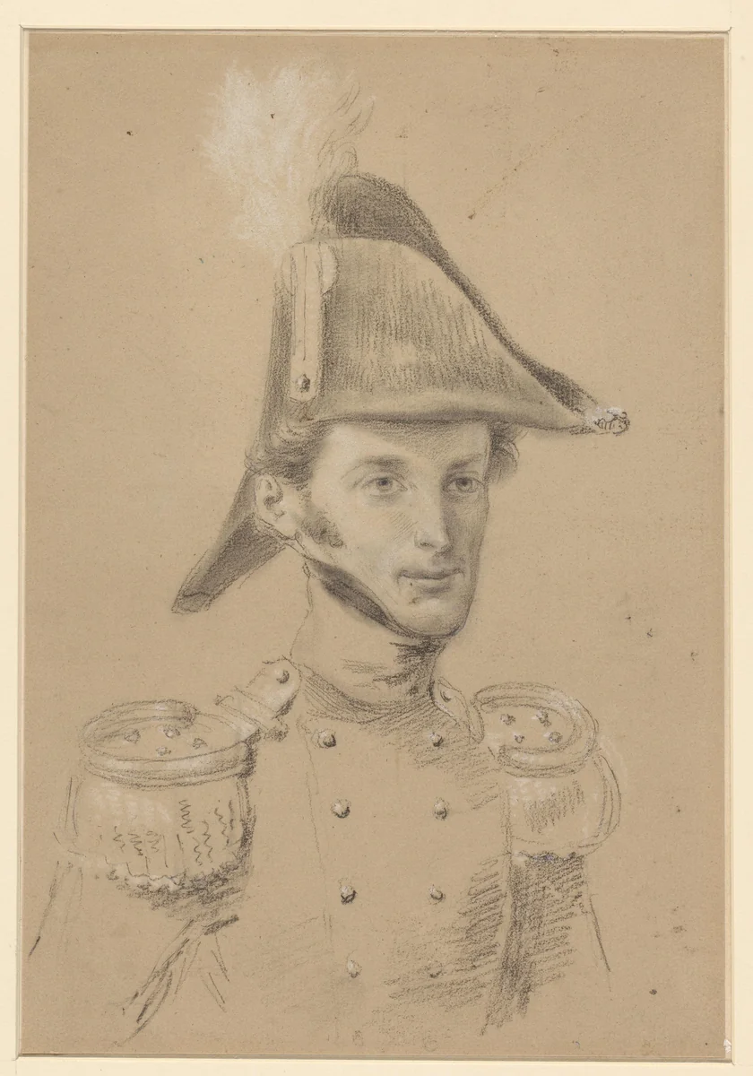 Portret van Prins Frederik by Jacob Joseph Eeckhout, drawing, 1831-1833