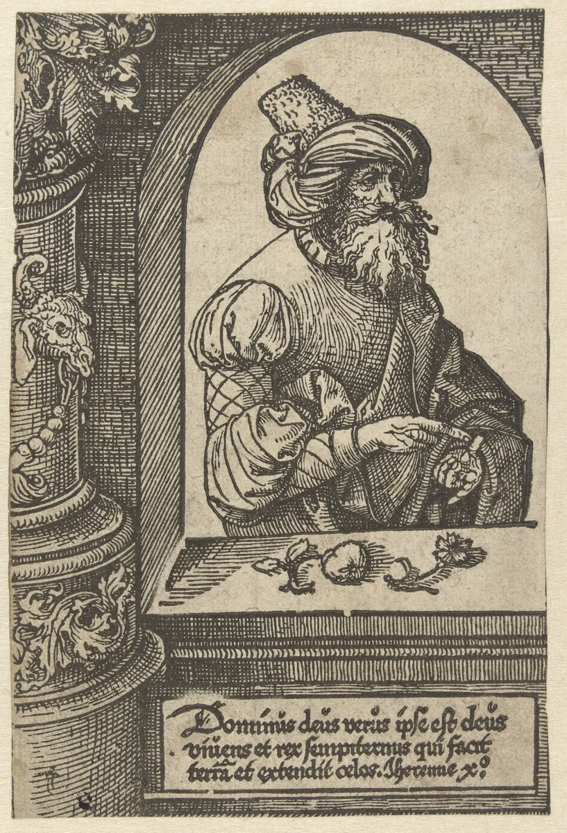 De profeet Jeremia by Jacob Cornelisz van Oostsanen, print, 1521-1525