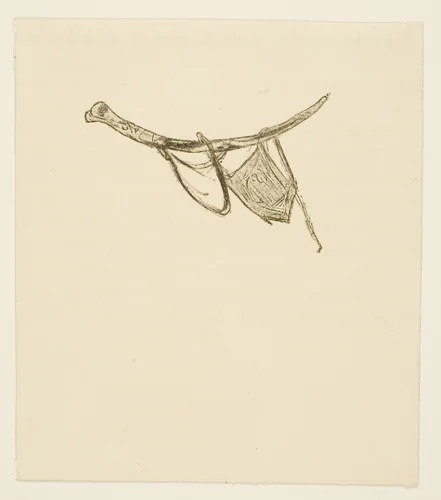 Tailpiece from Au Pied du Sinaï by Henri de Toulouse-Lautrec, print, 1897