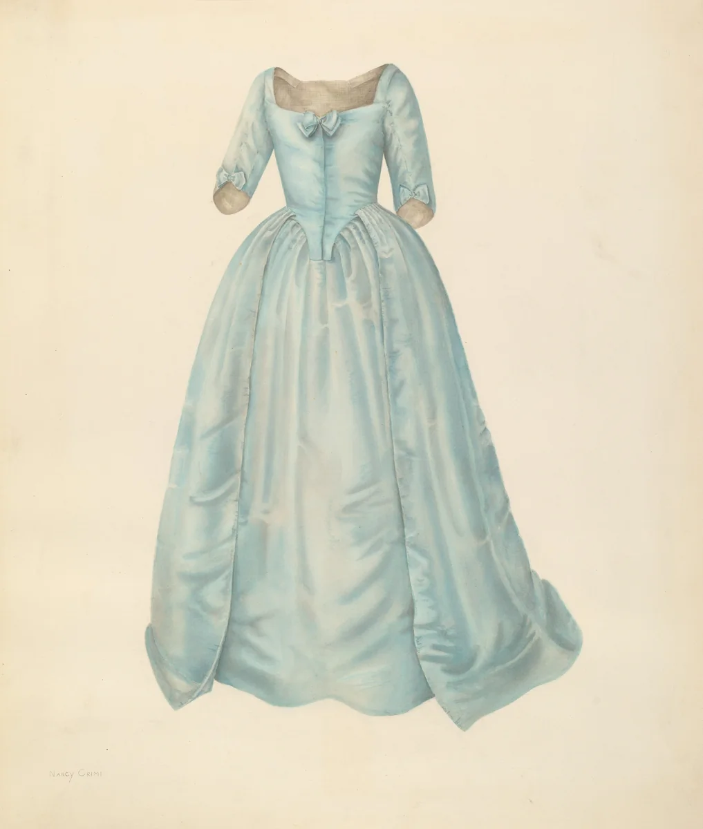 Ball Dress by Nancy Crimi, index of american design, 1938