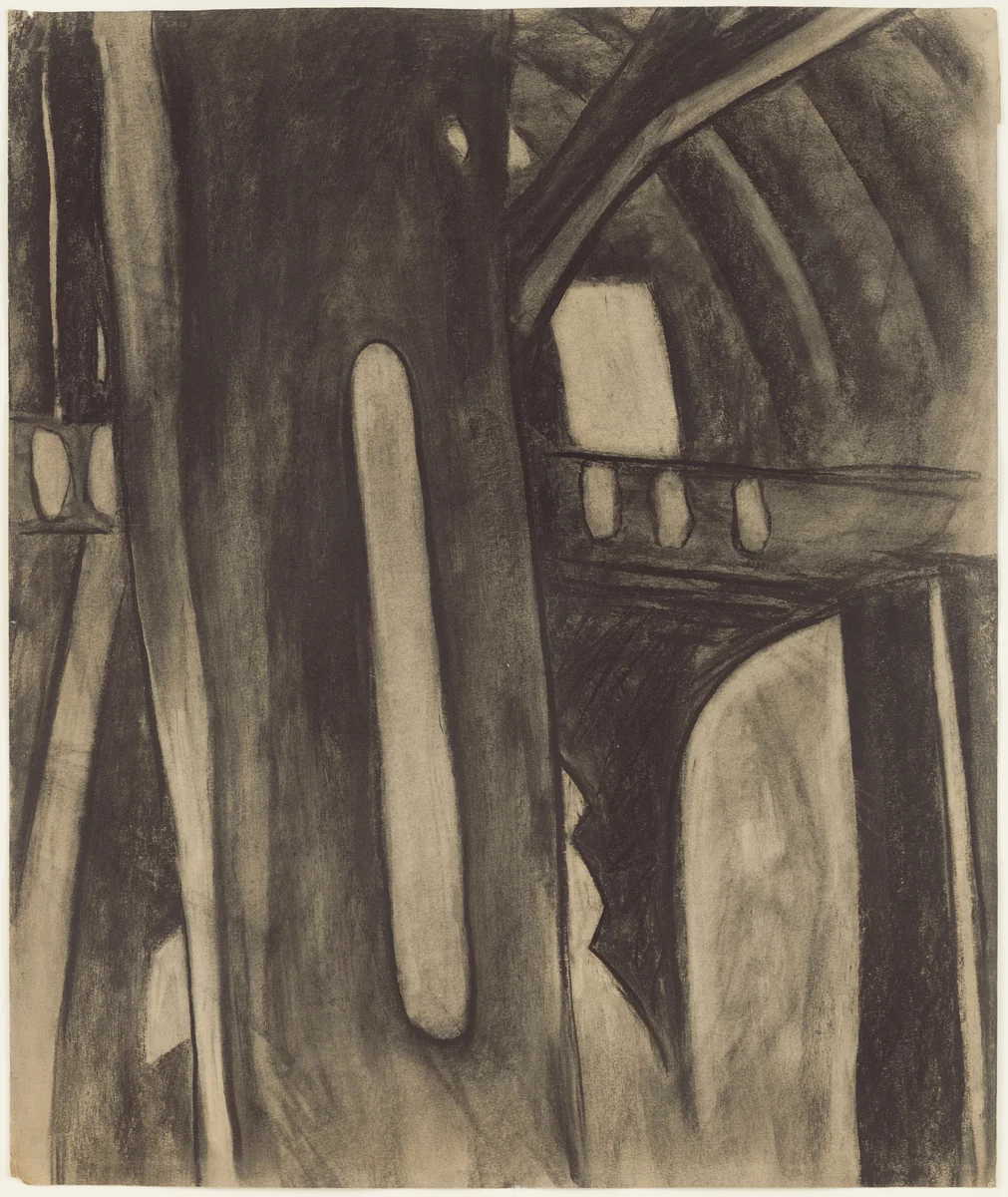 Abstraction Untitled by Arthur Dove, drawing, 1917