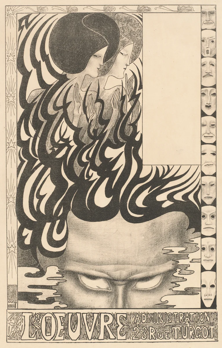 Venise sauvée (Venice Preserved) by Jan Toorop, print, 1895