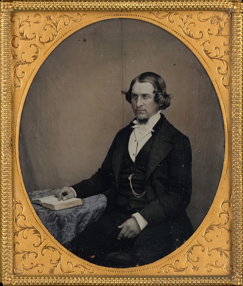 Portrait of a Man by British 19th Century, photograph, 1850-1860