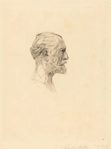 Antonin Proust by Auguste Rodin, print, 1885