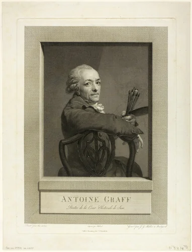 Anton Graff by Anton Graff, print, 1780-1790