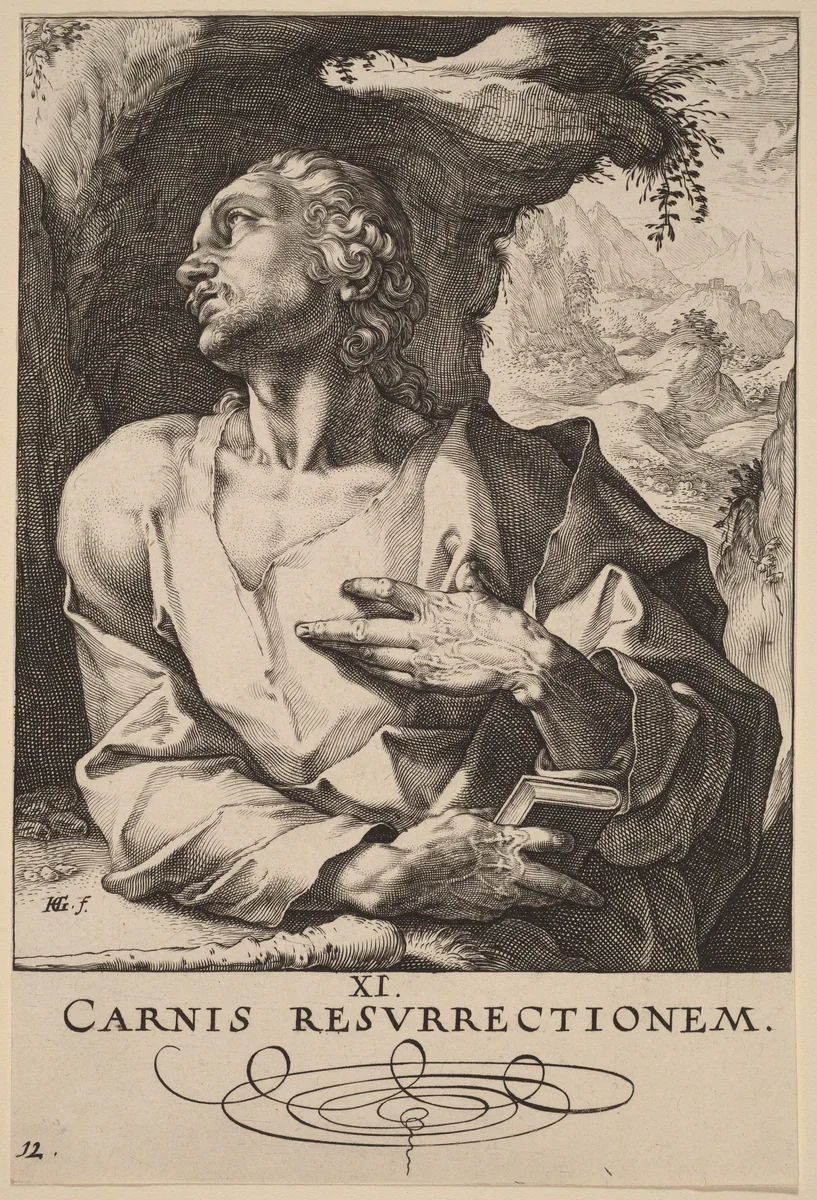 Saint Jude Thaddeus by Hendrick Goltzius, print, 1589