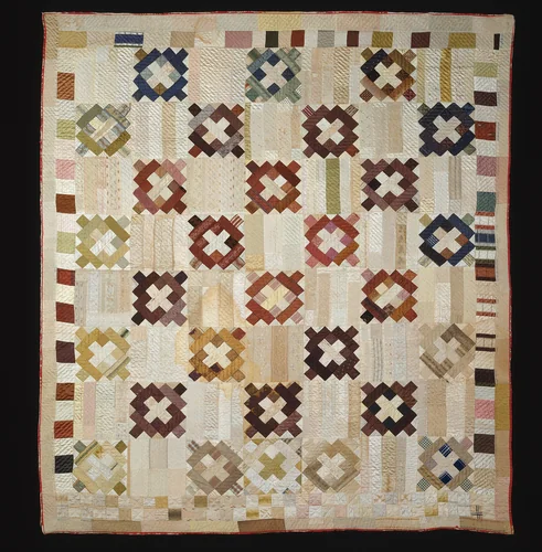 Bedcover by United States, textile, 1839